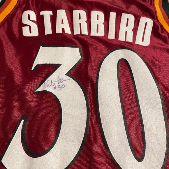 Women' Large Signed Kate Starbird Seattle Reign late 90's ABA basketball Jersey - Picture 4 of 9